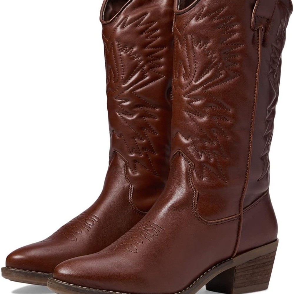 Steve Madden Hayward Brown Cowboy Western Boots size 10